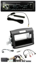 Pioneer MP3 USB CD DAB Lenkrad Autoradio für Honda CR-V ab 2013 schwarz