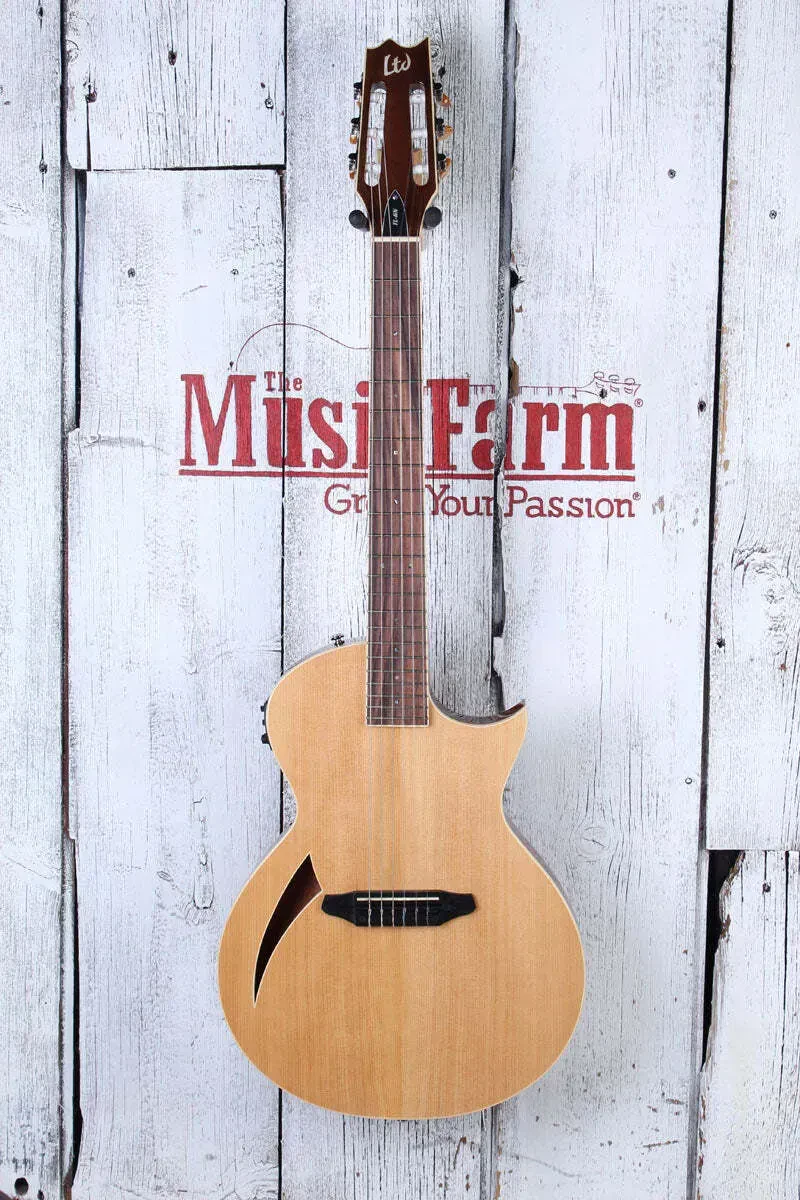 Классическая гитара с подключением LTD TL-6N Thinline Natural