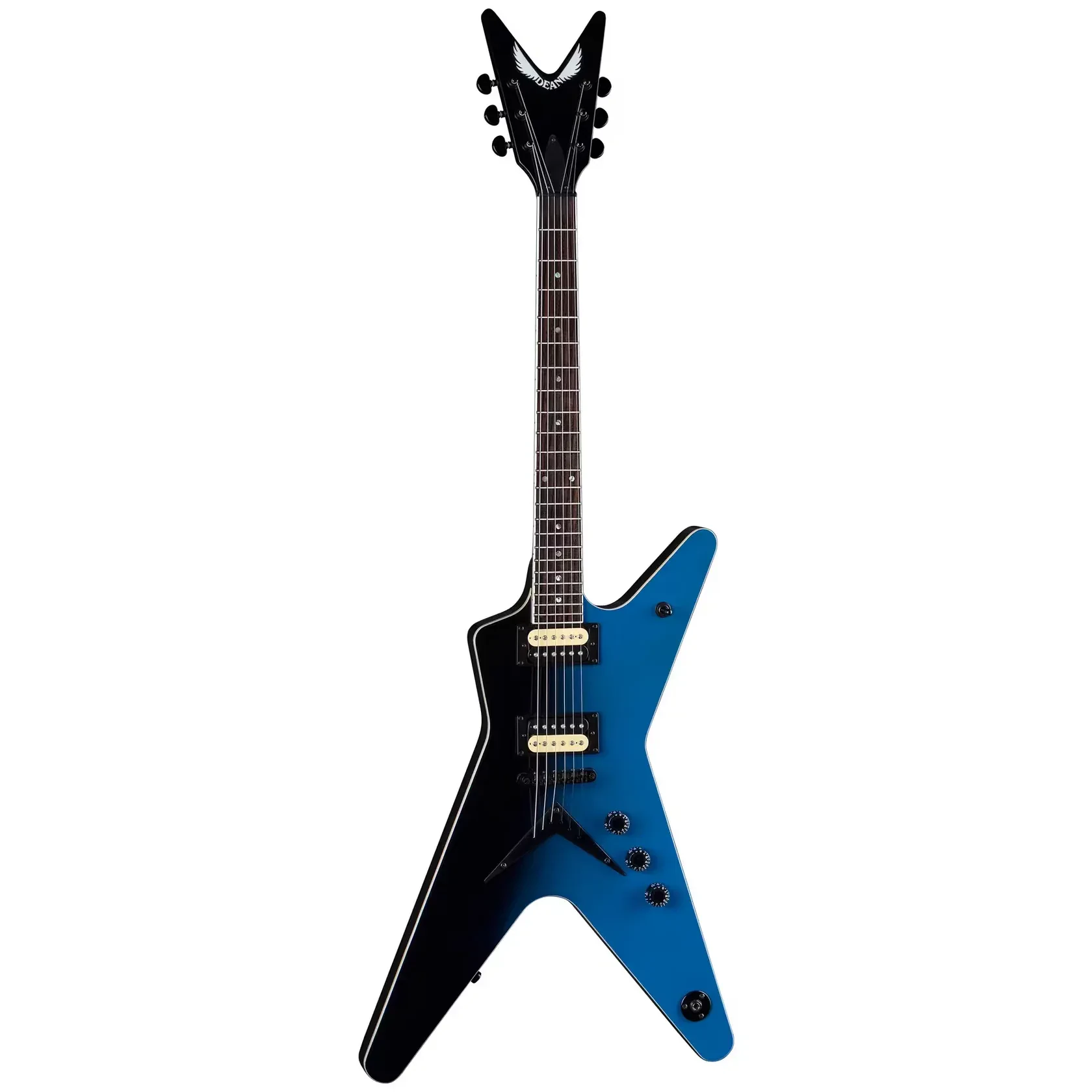 DEAN GUITARS ML 79 Black to Blue Fade