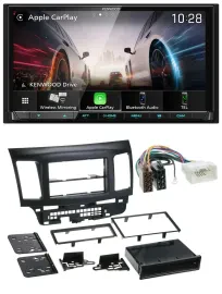Kenwood MP3 2DIN USB DAB Bluetooth Autoradio für Mitsubishi EVO Lancer ab 08