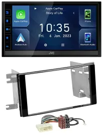 JVC DAB Bluetooth MP3 USB 2DIN Autoradio für Subaru Impreza Forester 07-12