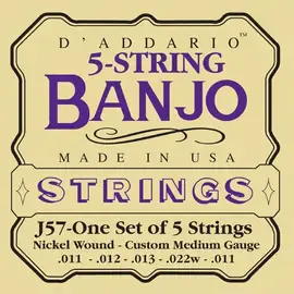 Струны для банджо D'Addario J57