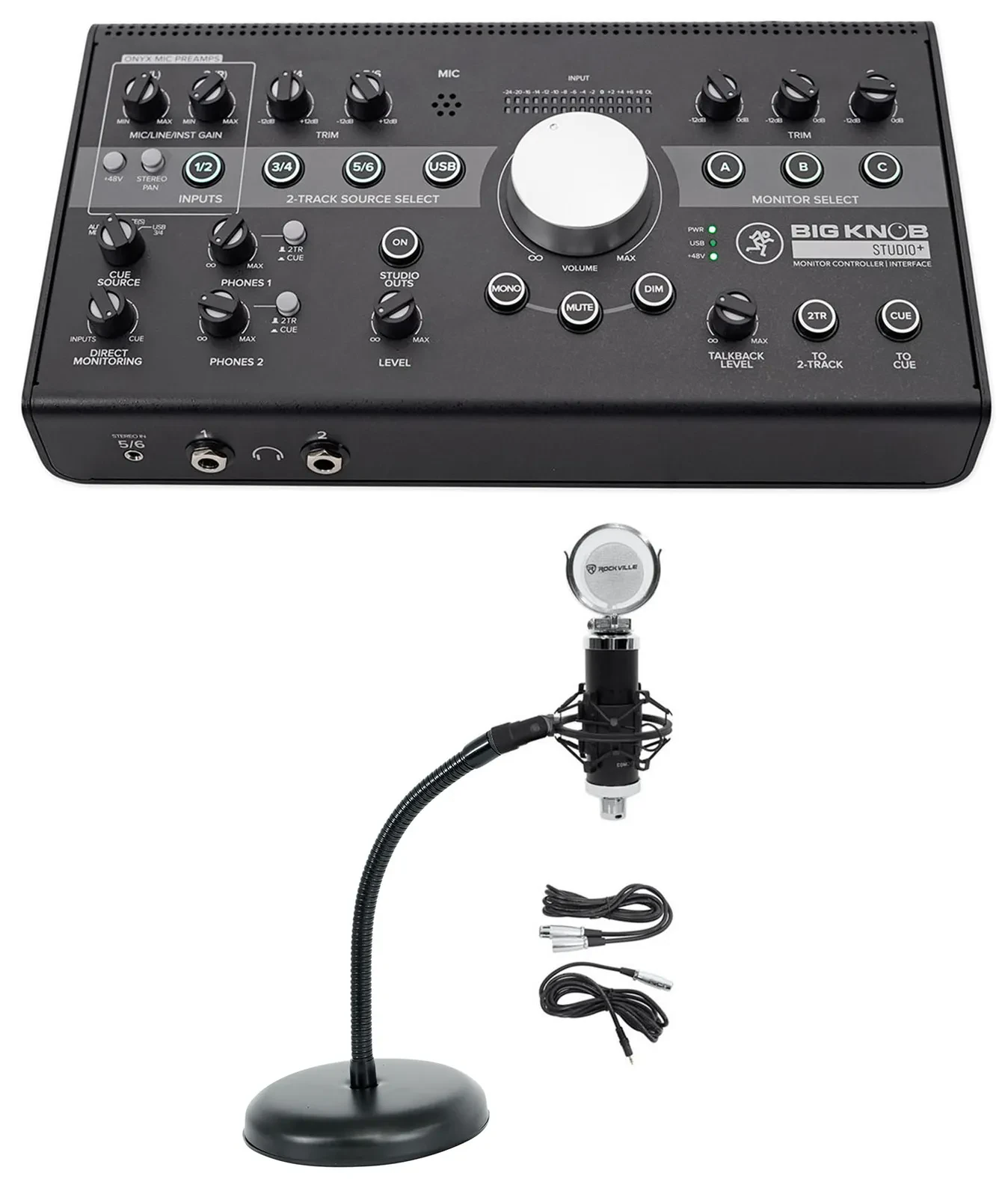 Комплект для подкастов Mackie Big Knob Studio++RCM03+RDMS6