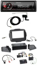 Pioneer MP3 Lenkrad CD DAB USB Autoradio für Jeep Renegade ab 2015
