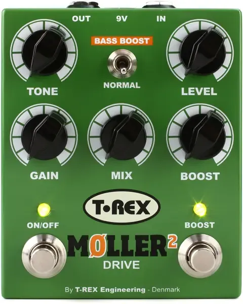 Педаль эффектов для электрогитары T-Rex Moller 2 Classic Overdrive