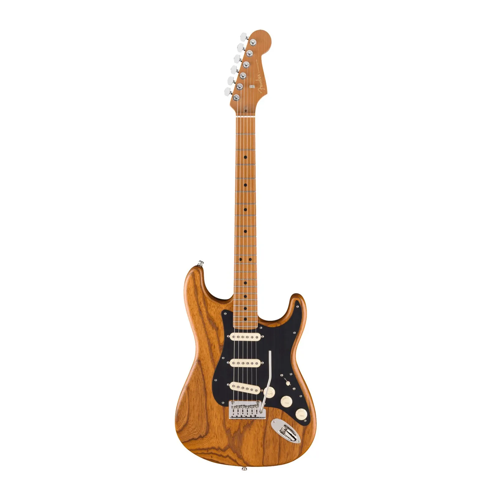 Электрогитара Fender American Ultra II Stratocaster, термообработанный клён, натуральный