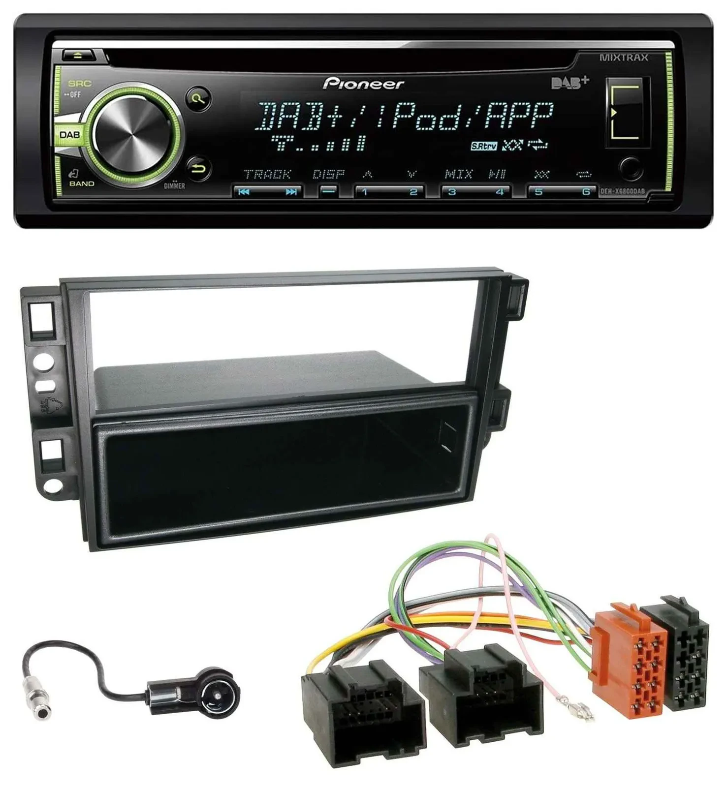 Pioneer DAB USB MP3 AUX CD Autoradio für Chevrolet Aveo Epica Captiva 06-11