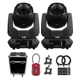 Прибор с полным движением JMAZ LIGHTING JZ3011 Attco Spot 200 DMX LED с аксессуарами (пара)