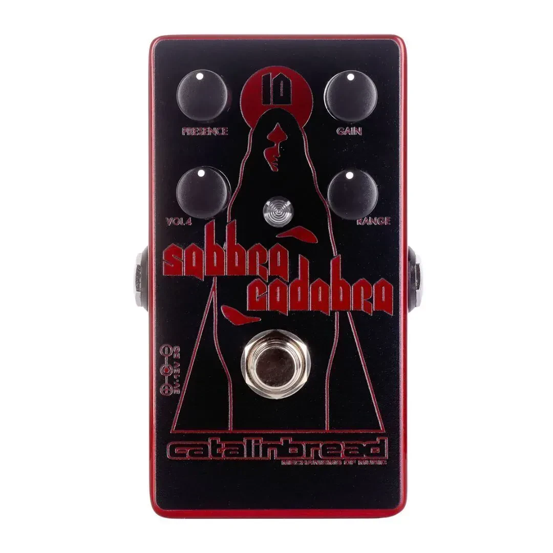 Педаль эффектов для электрогитары Catalinbread Sabbra Cadabra 10th Anniversary Edition Sparkle Red Overdrive