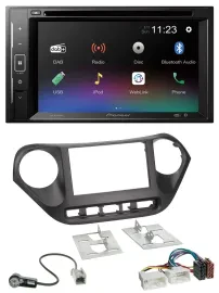 Pioneer Bluetooth MP3 USB 2DIN DAB DVD Autoradio für Hyundai i10 (ab 2013)