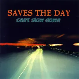 Saves the Day - Can't Slow Down [Transparent Black Ice Vinyl] NEW Sealed Vinyl L