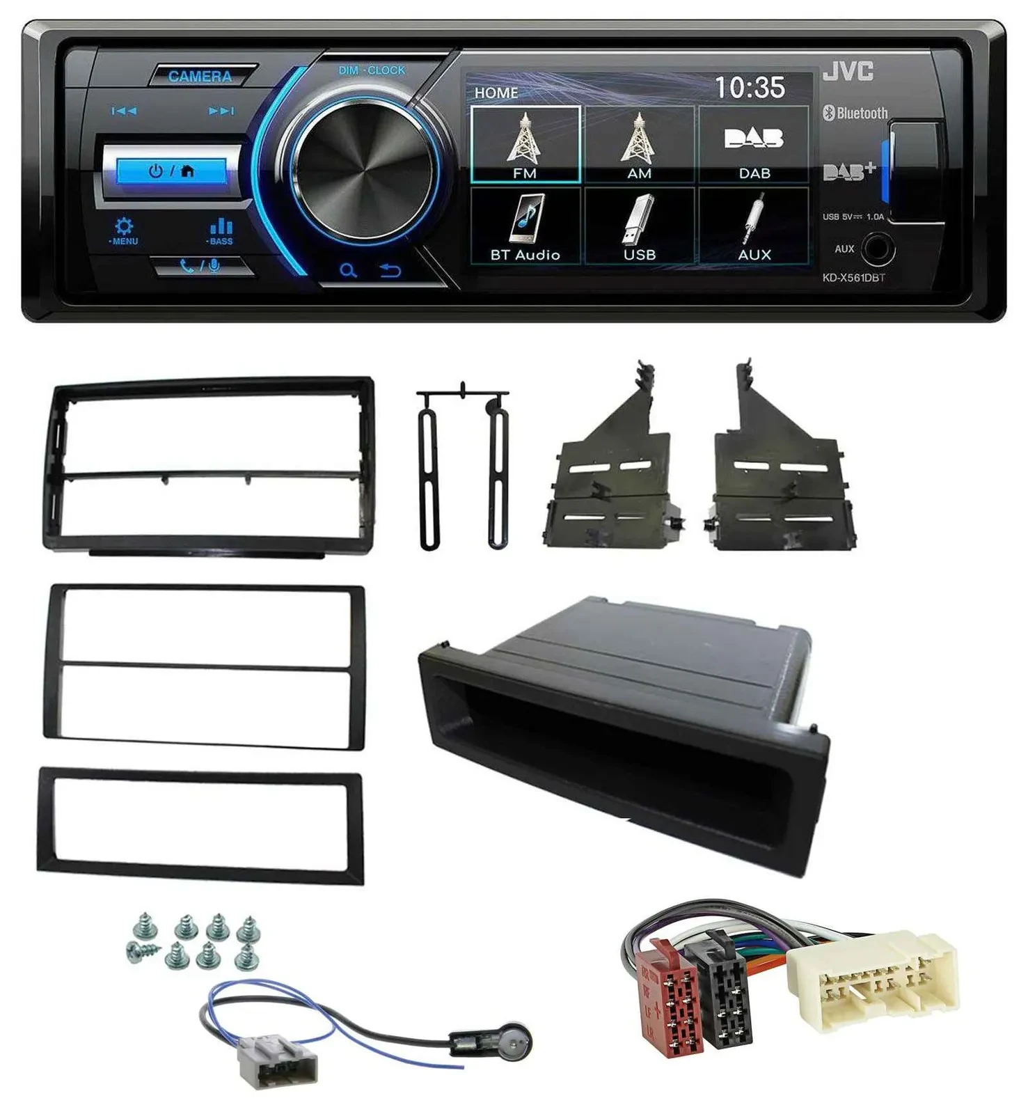 JVC Bluetooth MP3 USB DAB Autoradio für Nissan Altima (L31, 2005-2006)