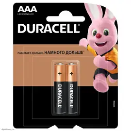 Батарейка DURACELL LR03 BASIC тип AAA  2 шт