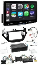 Автомагнитола Alpine Bluetooth USB DAB для Opel Adam, Corsa E (с 2013), поддержка кнопок на руле, PDC