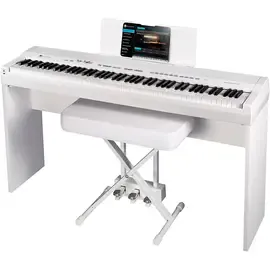 Williams Allegro IV Digital Piano With Stand, Bench and Piano-Style Pedal White