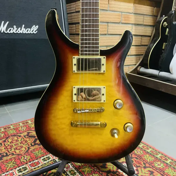 Электрогитара Dillion DR1500 qx HH Sunburst Korea 2000s W/Gigbag