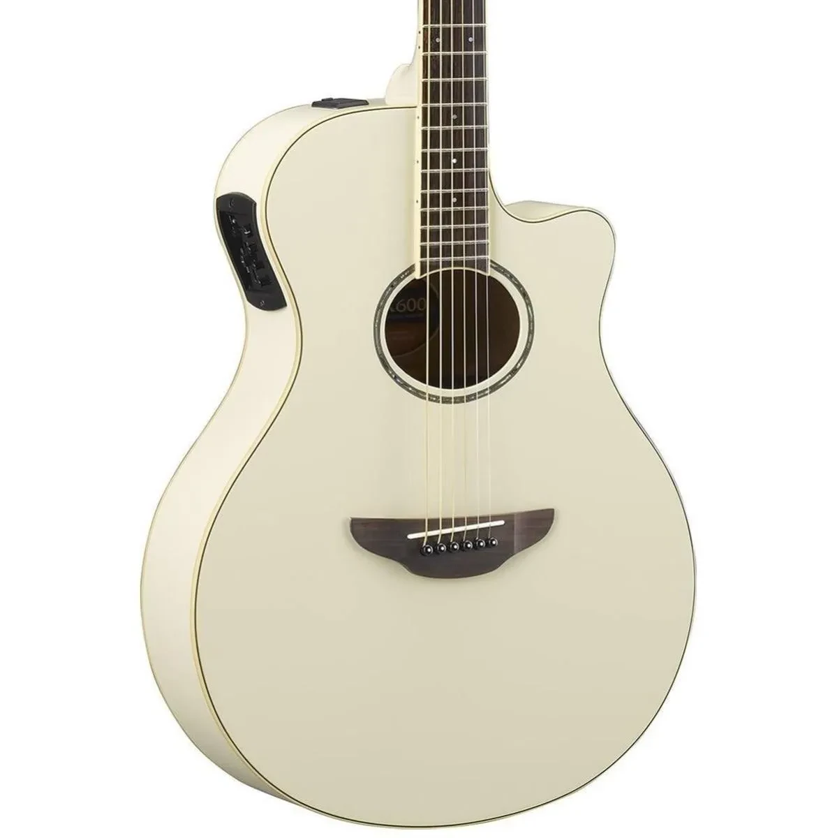 Yamaha APX600 Acoustic Electric Guitar Vintage White