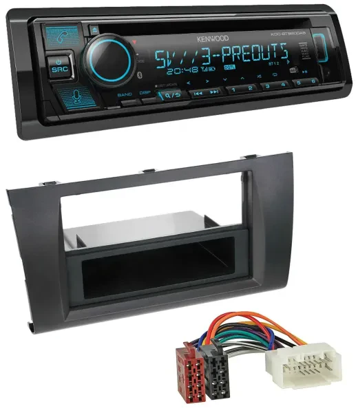 Kenwood Bluetooth USB CD MP3 DAB Autoradio für Suzuki Swift (2006-2010)