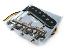 Fender 62 Tele® Custom Bridge Assembly with Pickup, Threaded Steel Saddles