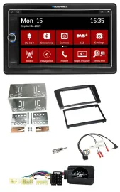 Blaupunkt Lenkrad DAB TMC 2DIN USB Bluetooth Navigation für Toyota Avensis 2003-