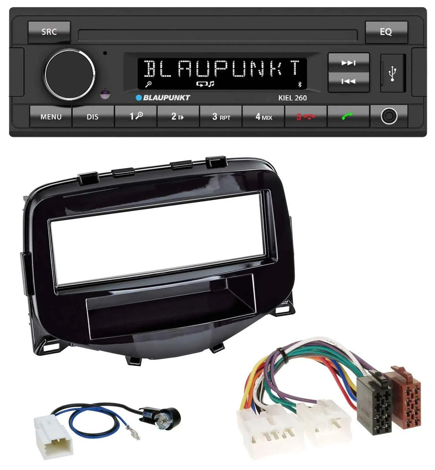 Автомагнитола для Toyota Aygo (2014–2021) Blaupunkt USB DAB Bluetooth MP3