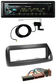 Pioneer MP3 AUX CD USB DAB Autoradio für Ford Ka (bis 2008) - schwarz