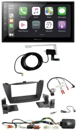 Pioneer USB Lenkrad 2DIN Bluetooth DAB Autoradio für Hyundai Tucson 2010-2015 sc