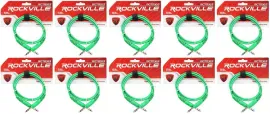 Коммутационный кабель Rockville RCTR103G Green 0.9 м (10 штук)