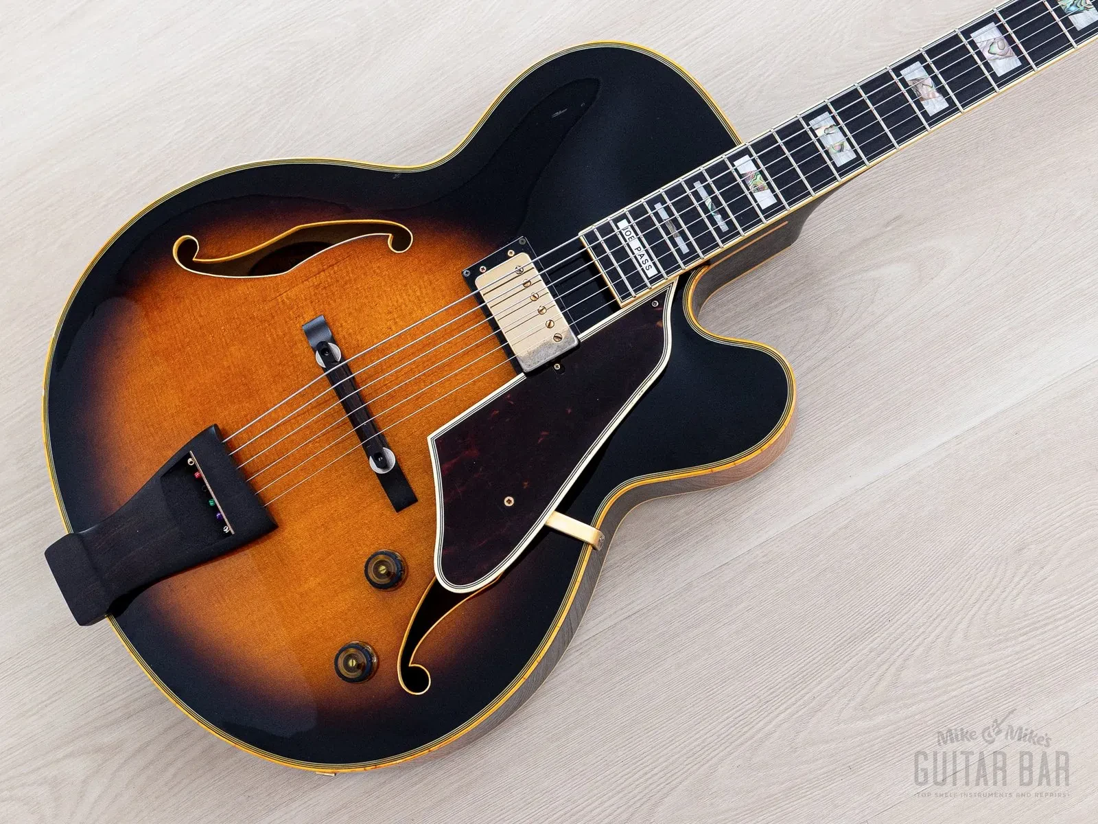 1988 Ibanez JP20 Joe Pass Signature Archtop Electric Guitar w/ Super 58, Case