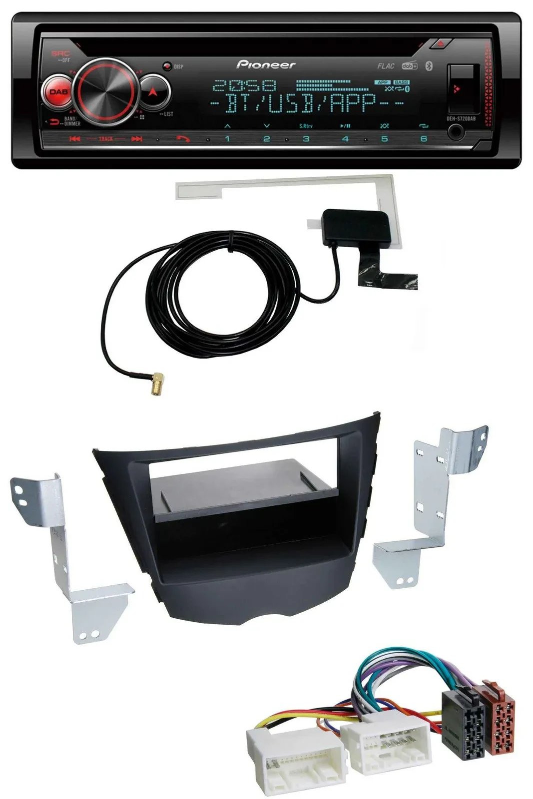 Автомагнитола для Hyundai Veloster (с 2011) Pioneer DAB CD MP3 USB Bluetooth