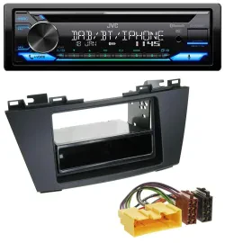 Автомагнитола для Mazda 5 (с 2010) JVC Bluetooth, MP3, USB, DAB, CD