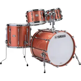 Набор корпусов барабанов Yamaha Recording Custom (набор, 4 шт.) 10x7, 12x8, 16x15, 22x16, цвет розовое шампанское (sparkle)