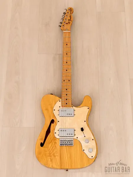 Электрогитара Fender Telecaster Thinline ‘72 Vintage Reissue TN72-85 Natural  Japan 1996