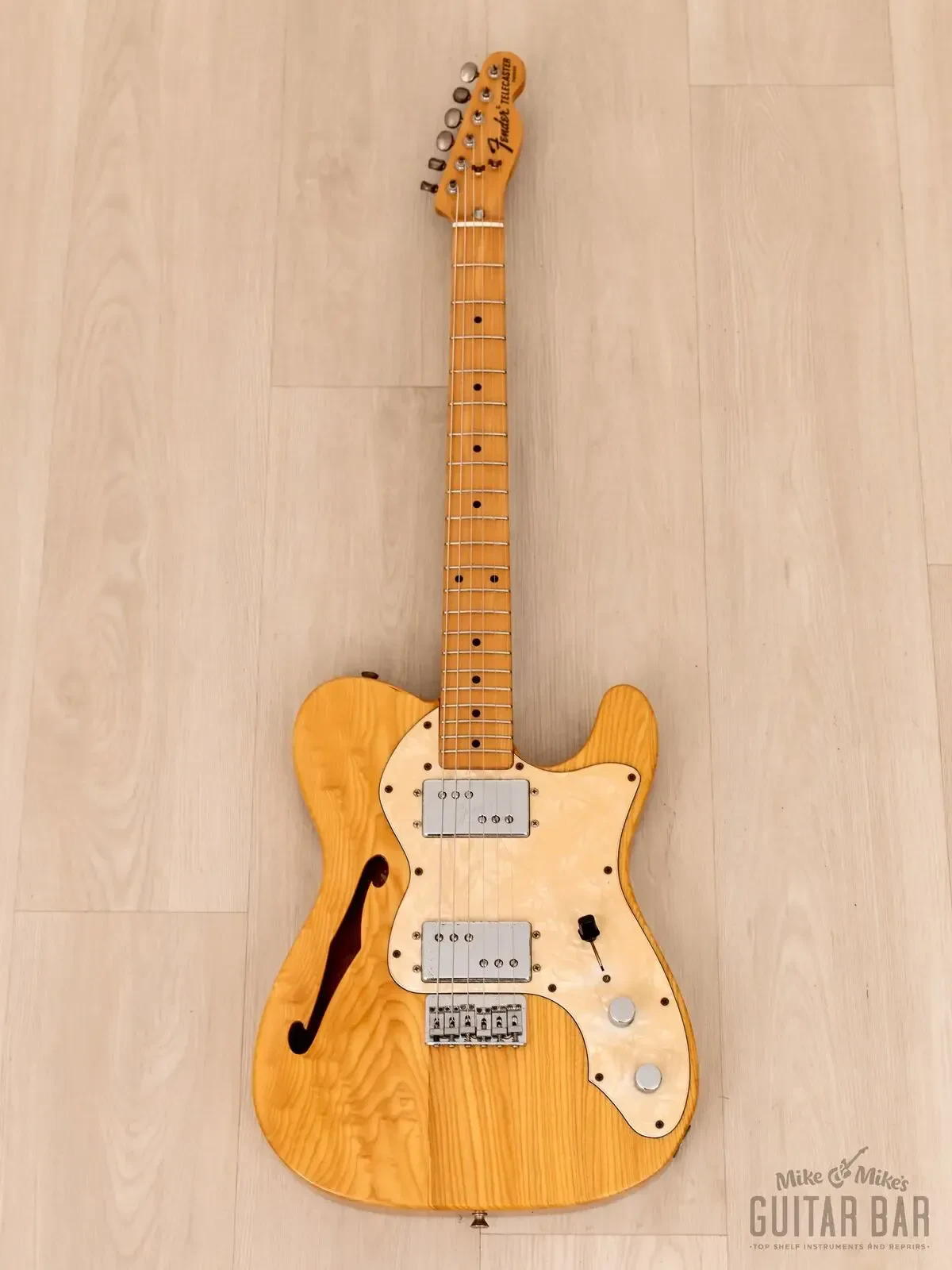 Электрогитара Fender Telecaster Thinline ‘72 Vintage Reissue TN72-85 Natural  Japan 1996
