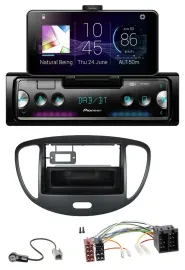 Pioneer USB MP3 Bluetooth DAB Autoradio für Hyundai i10 (2008-2013) schwarz