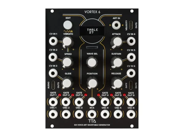 Модульный студийный синтезатор Tiptop Audio Vortex6 Polyphonic Wavetable Oscillator