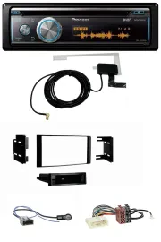 Автомагнитола для Nissan Micra (2013–2017) Pioneer Bluetooth DAB MP3 USB CD черный