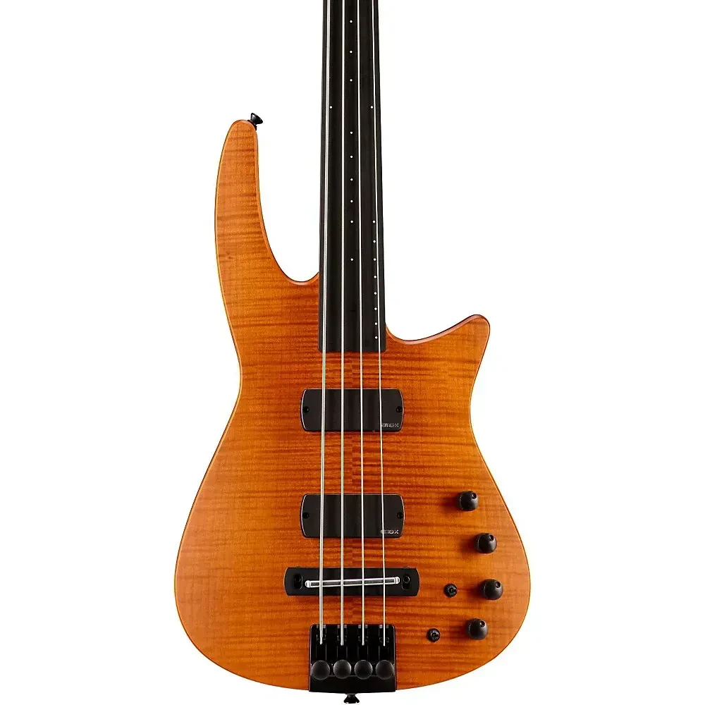 NS Design CR4 Fretless Electric Bass Guitar Satin Amber