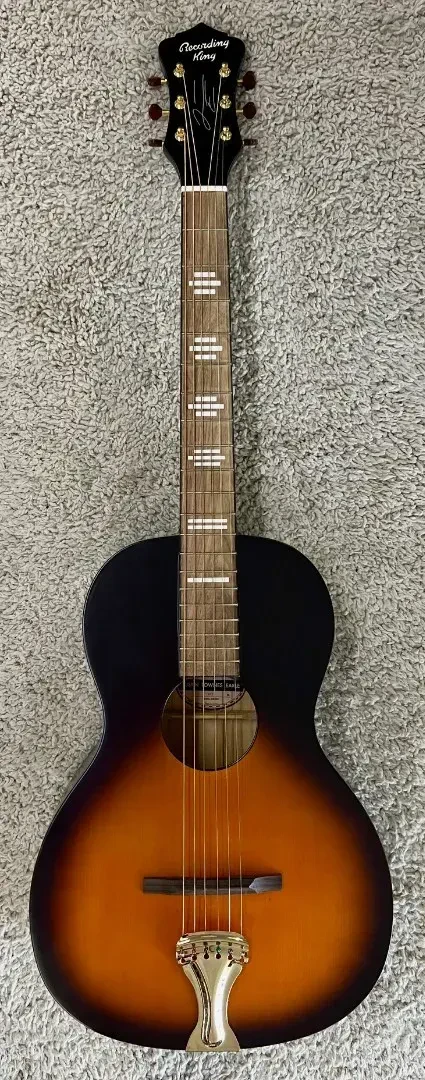 Акустическая гитара Recording King RPS-JTE-T Justin Townes Earle Single O Satin Tobacco Sunburst