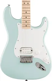 Электрогитара Squier by Fender Sonic Stratocaster HT H накладка из клёна, цвет голубой (Sonic Blue)