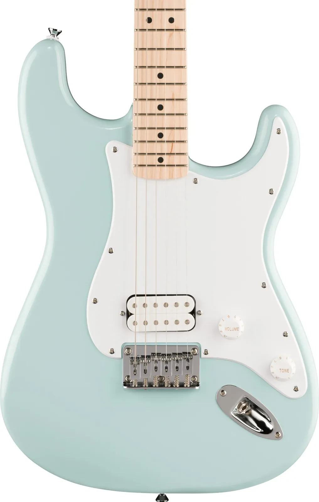 Электрогитара Squier by Fender Sonic Stratocaster HT H накладка из клёна, цвет голубой (Sonic Blue)