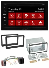 Blaupunkt MP3 DVD Bluetooth DAB 2DIN USB Autoradio für Alfa Romeo 159 Spider Bre
