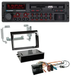 Blaupunkt SD MP3 USB Bluetooth DAB Autoradio für Citroen Jumper 06-11 Quadlock p