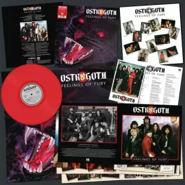 Виниловая пластинка Ostrogoth - Feelings Of Fury - Red [New Vinyl LP] Colored Vinyl, Red