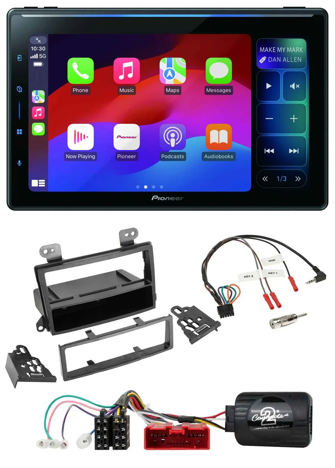 Pioneer Bluetooth DAB Lenkrad USB Autoradio für Mazda MPV (2000-2006)