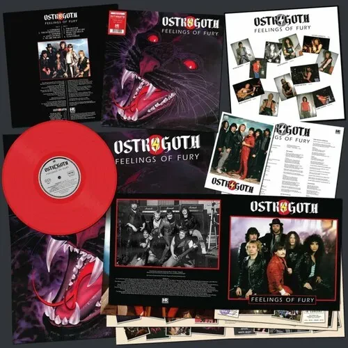 Виниловая пластинка Ostrogoth - Feelings Of Fury - Red [New Vinyl LP] Colored Vinyl, Red