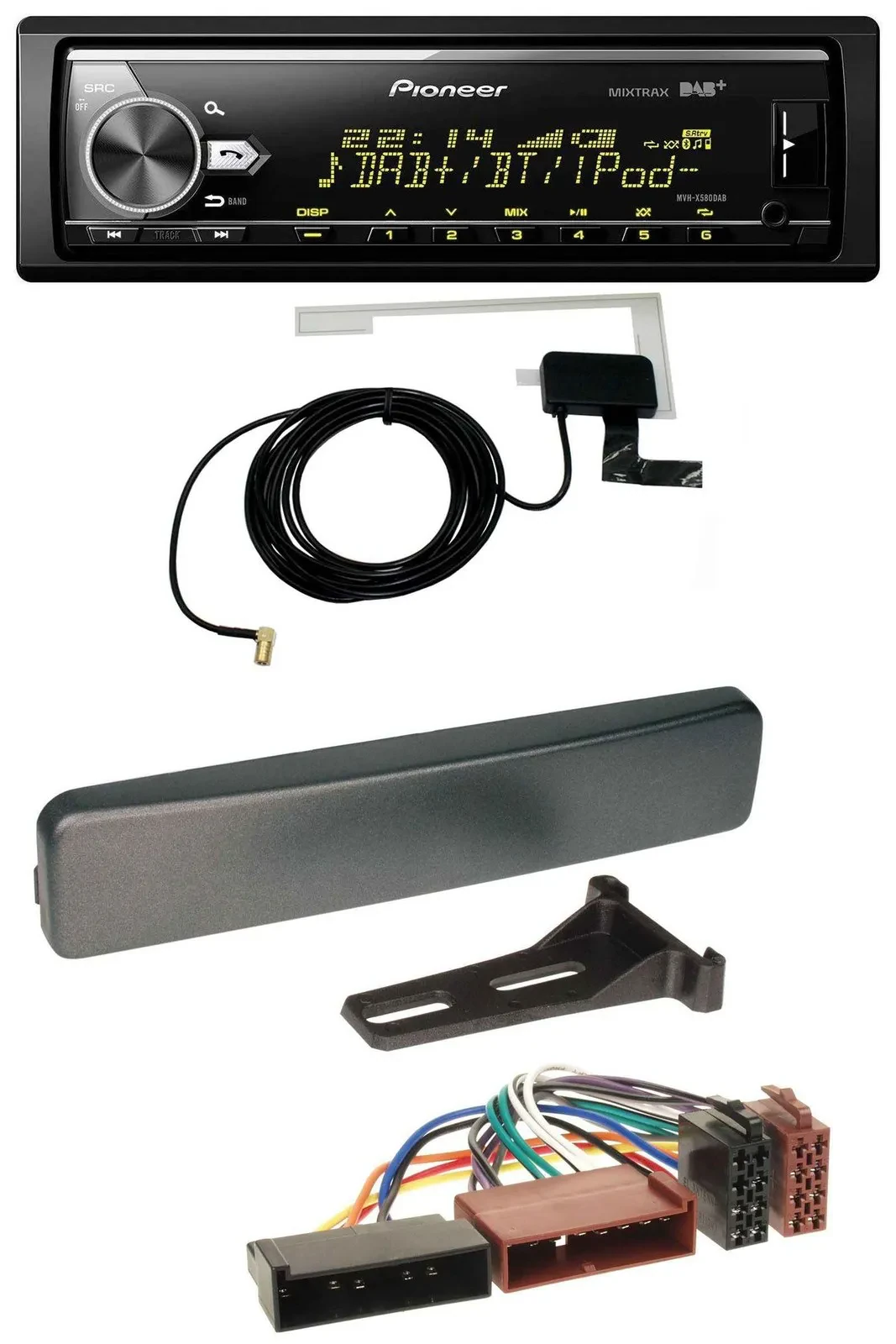 Автомагнитола Pioneer Bluetooth DAB USB MP3 для Ford Cougar, Fiesta, Mondeo, Focus, Puma