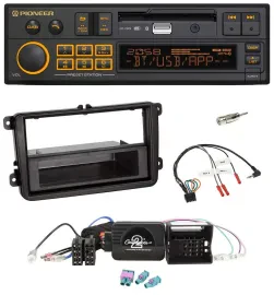 Pioneer DAB Lenkrad USB Bluetooth Autoradio für VW Passat Polo Scirocco Sharan T