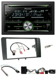Pioneer Bluetooth Lenkrad DAB 2DIN USB CD Autoradio für Audi A3 Symphony Aktiv I