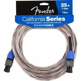 Коммутационный кабель Fender 7,5m California Lautsprecherkabel 16GA, Speakon/Speakon
